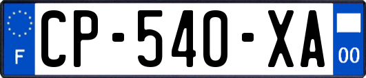 CP-540-XA