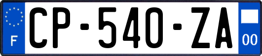 CP-540-ZA