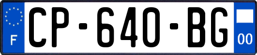 CP-640-BG