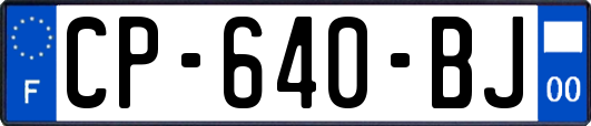 CP-640-BJ