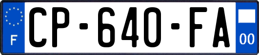 CP-640-FA