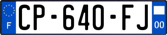 CP-640-FJ