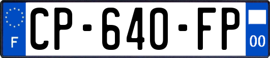 CP-640-FP