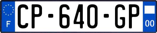 CP-640-GP