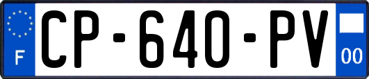 CP-640-PV