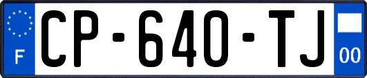 CP-640-TJ