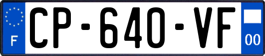 CP-640-VF