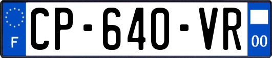 CP-640-VR