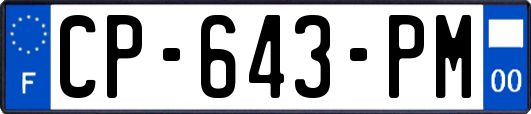 CP-643-PM