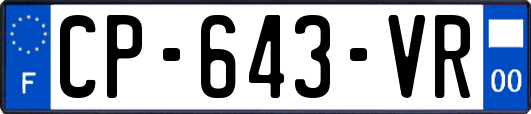 CP-643-VR