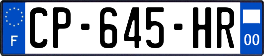CP-645-HR