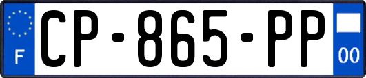 CP-865-PP