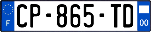 CP-865-TD