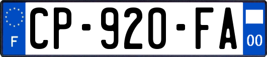 CP-920-FA
