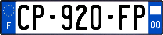 CP-920-FP