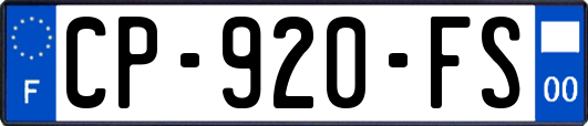 CP-920-FS