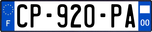 CP-920-PA