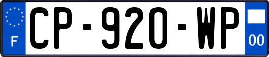 CP-920-WP