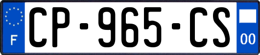 CP-965-CS