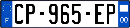 CP-965-EP