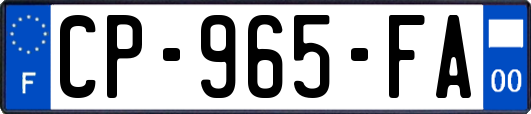 CP-965-FA