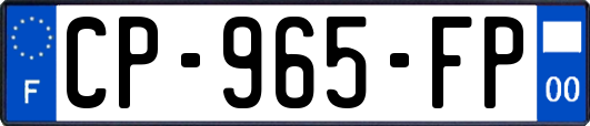 CP-965-FP