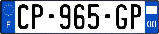 CP-965-GP
