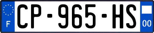 CP-965-HS