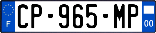 CP-965-MP