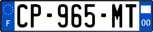 CP-965-MT