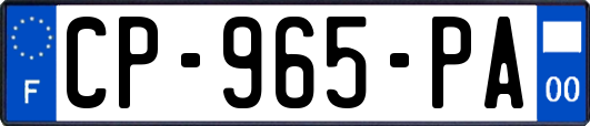 CP-965-PA