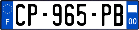CP-965-PB