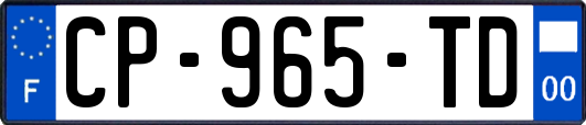 CP-965-TD