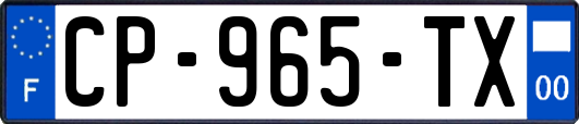 CP-965-TX