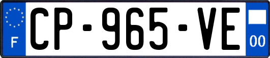 CP-965-VE