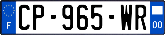 CP-965-WR