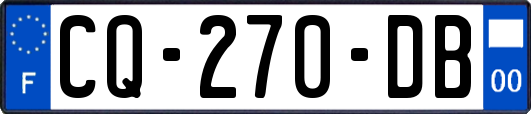 CQ-270-DB