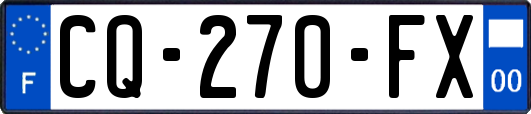 CQ-270-FX