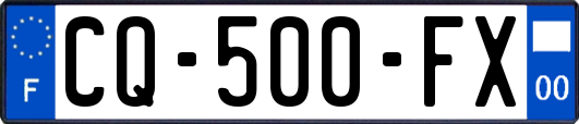 CQ-500-FX