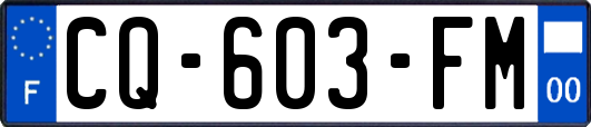 CQ-603-FM