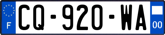 CQ-920-WA