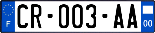 CR-003-AA