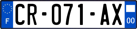 CR-071-AX