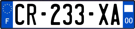 CR-233-XA