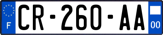 CR-260-AA