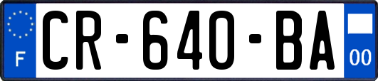 CR-640-BA