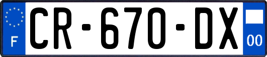 CR-670-DX