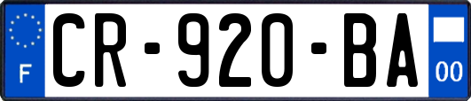 CR-920-BA