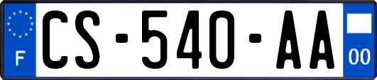 CS-540-AA