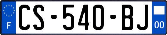 CS-540-BJ